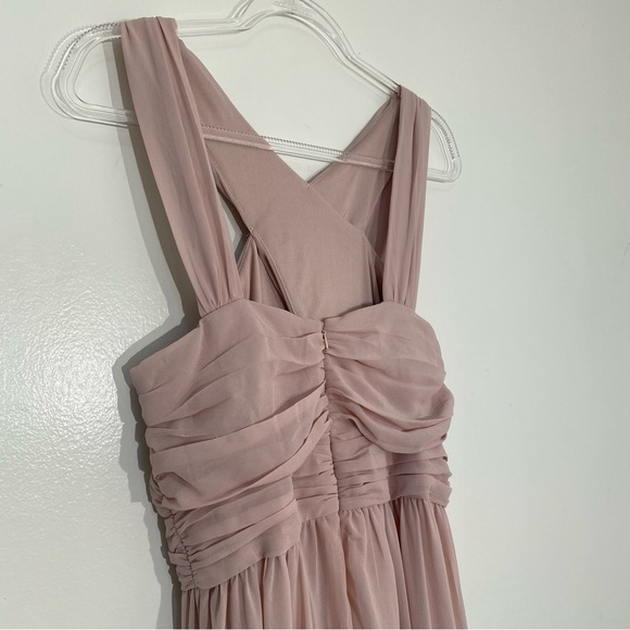LuLus Divine Inspiration Blush Halter Maxi Dress size M - Picture 10 of 15